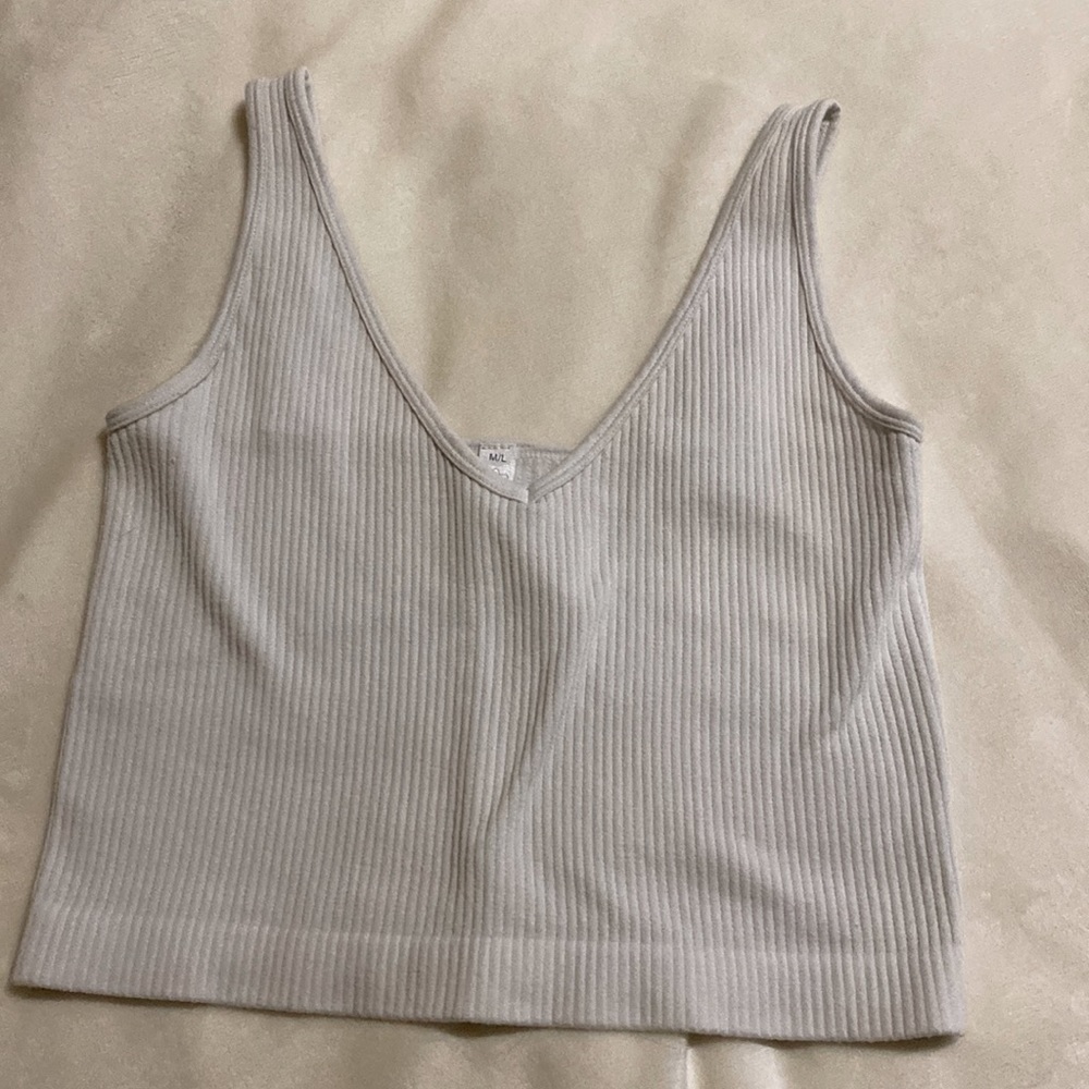 Aura White tank top